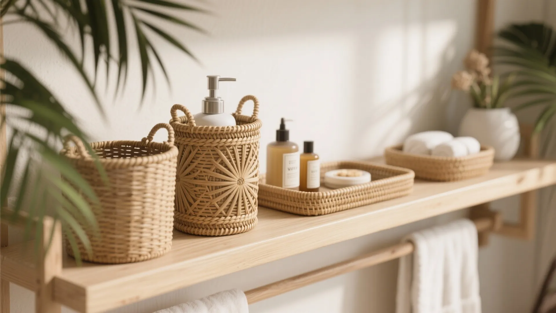 2. Woven Palm Accessories