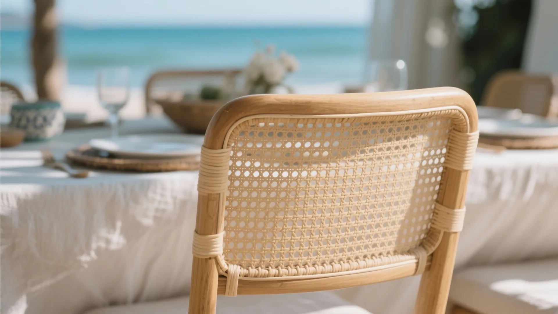 8. Woven Rattan Panels