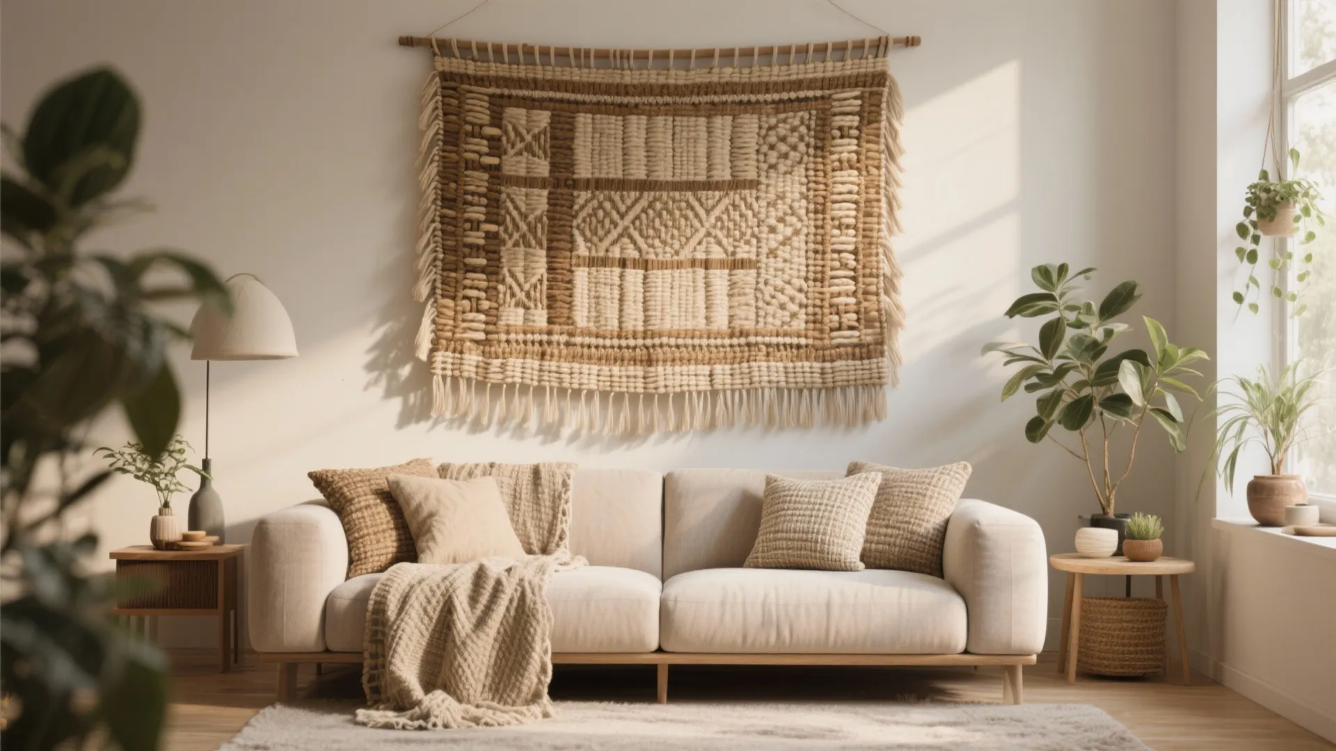 Statement textile hangings