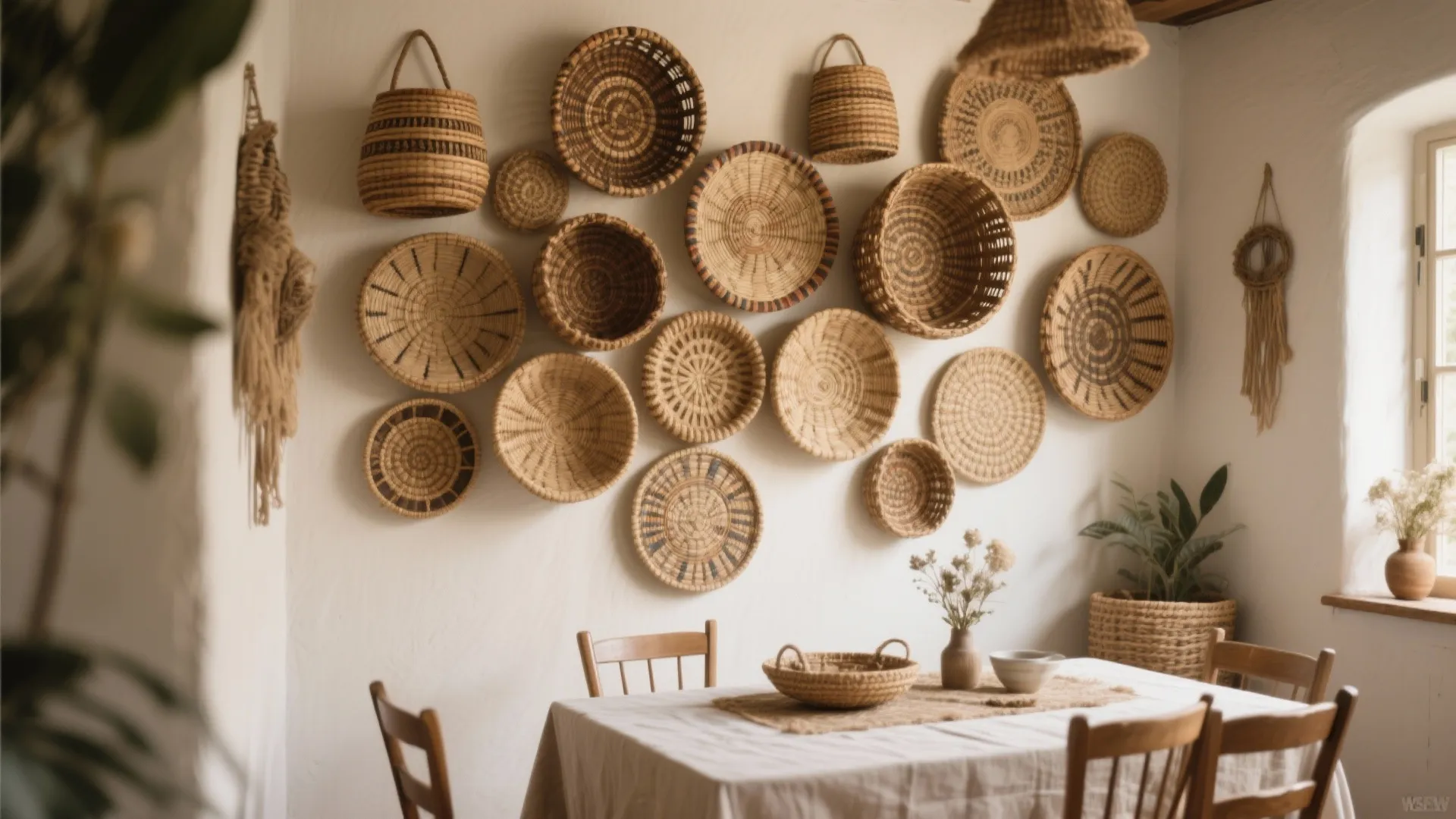 3. Woven Wall Baskets