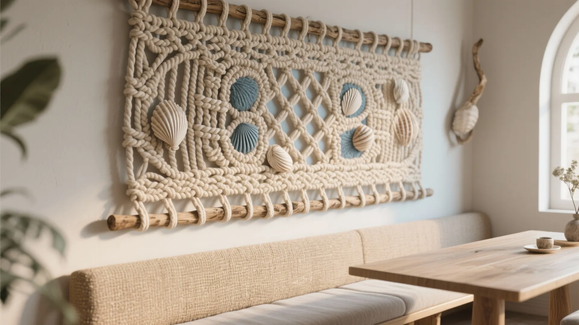 4. Natural Material Wall Hangings