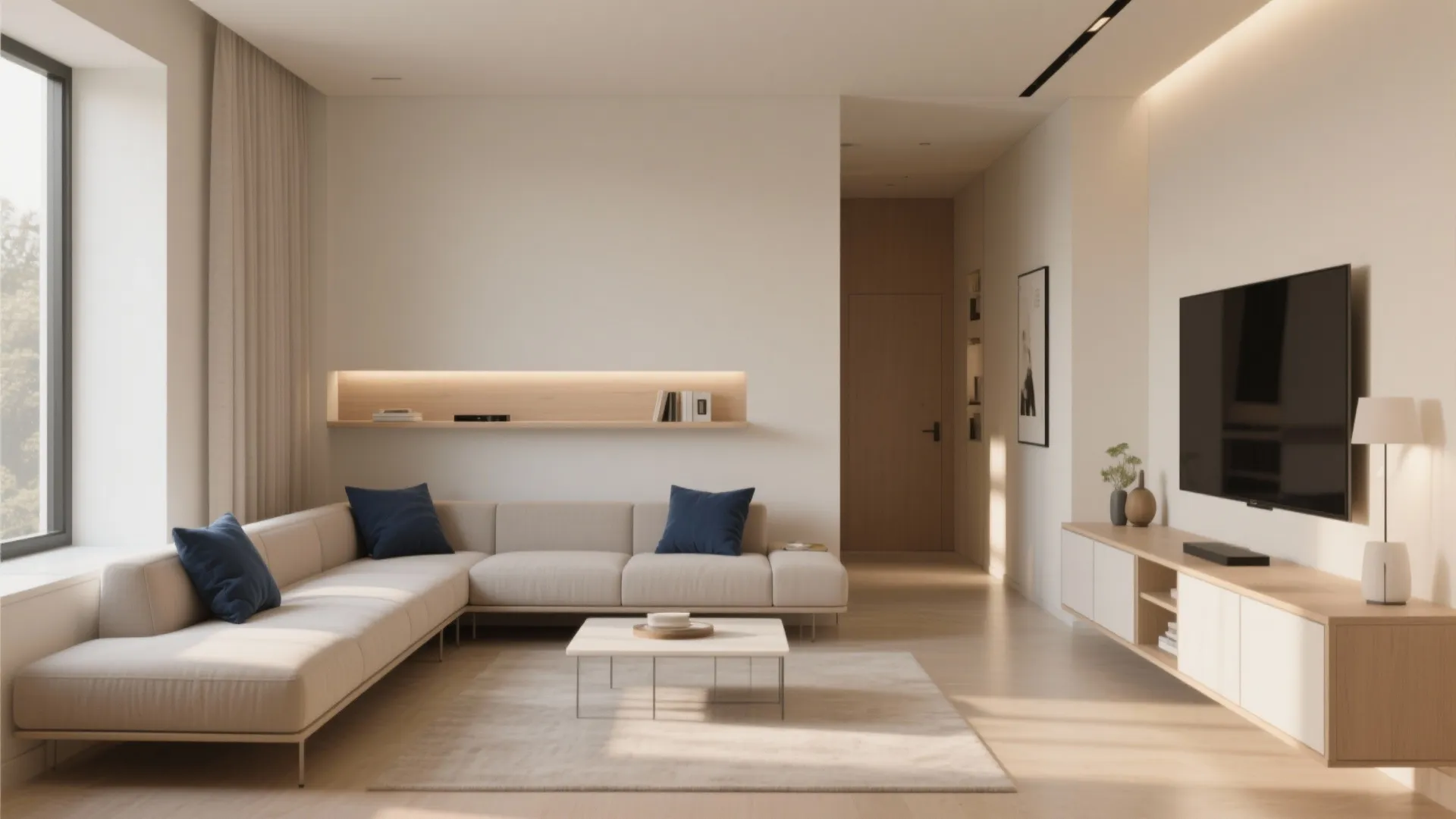 1. Open-plan living with defined zones