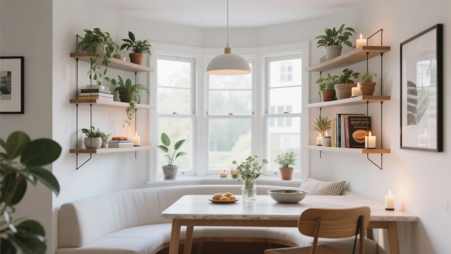 6. Wrap-around Shelving