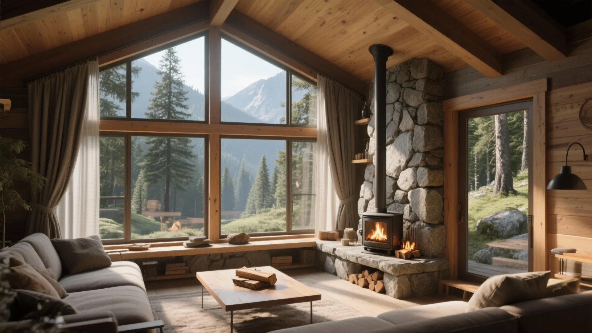 2. Wraparound windows and passive heating