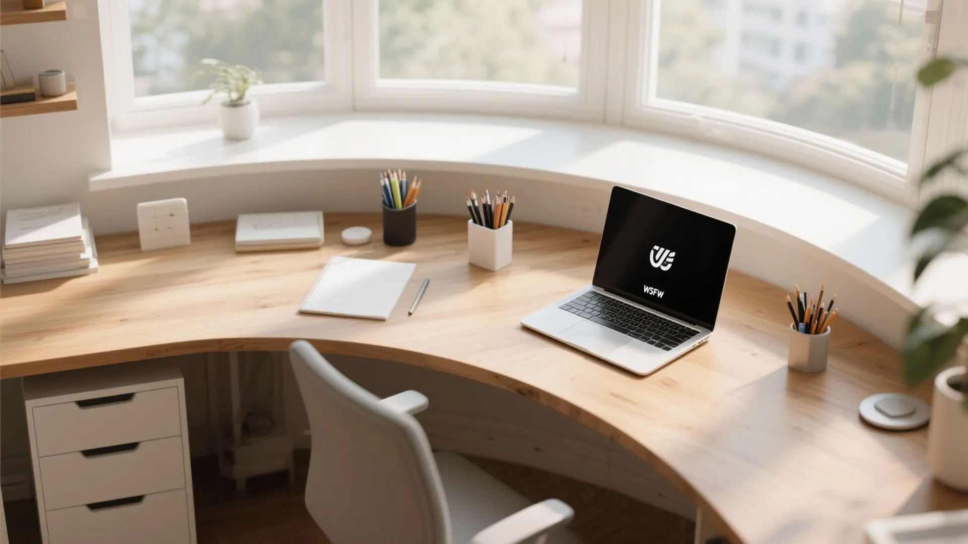 2. Wraparound Work Surface