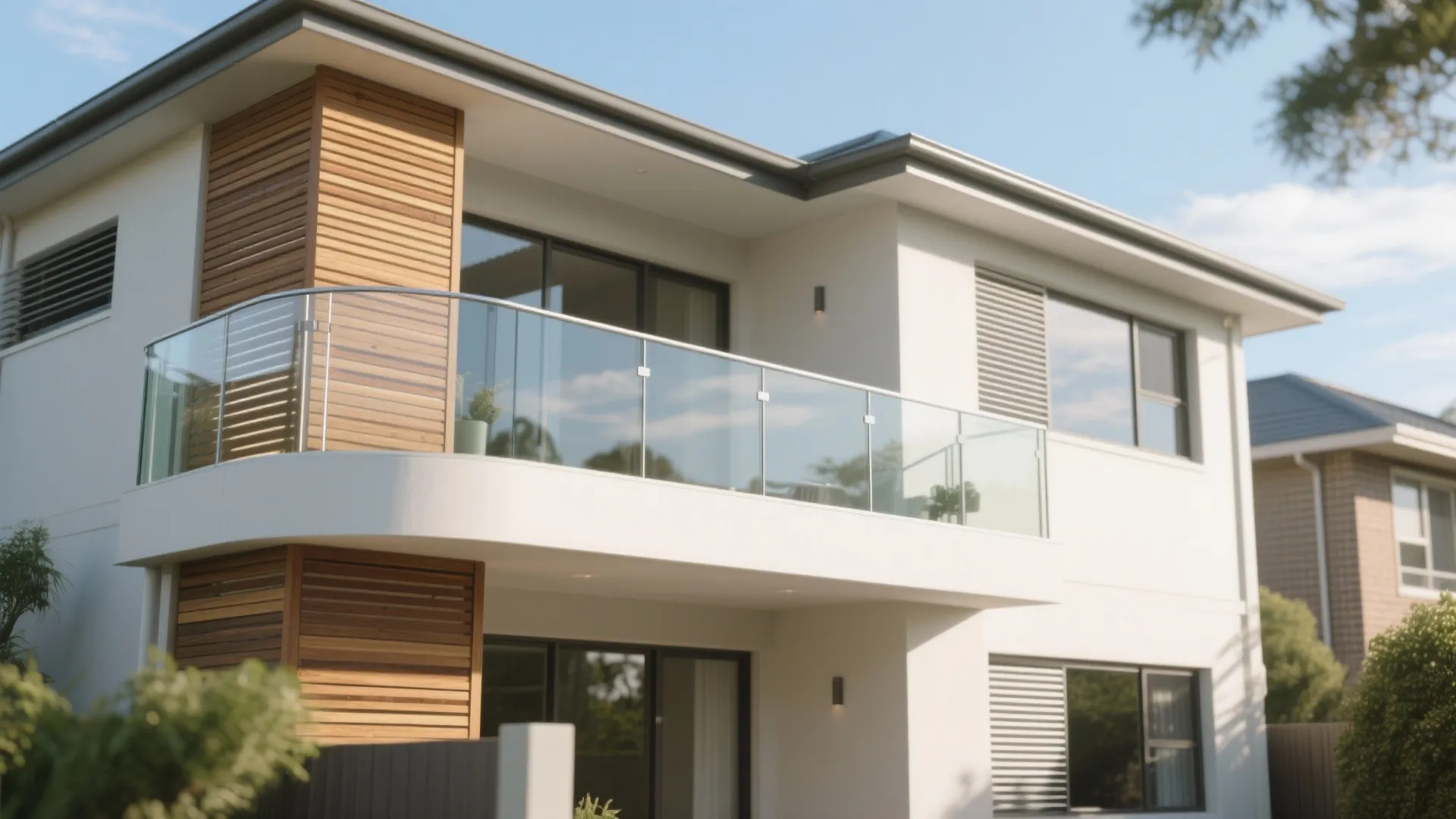 Wraparound Balcony for Corner Light and Air