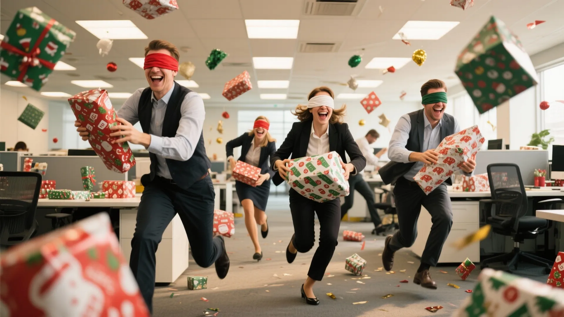 10. Wrapping Paper Relay