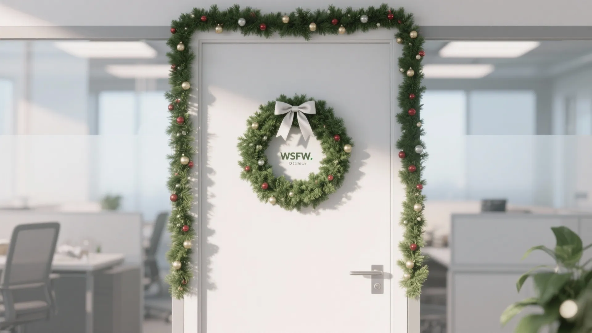 4. Classic Wreath and Garland Combo