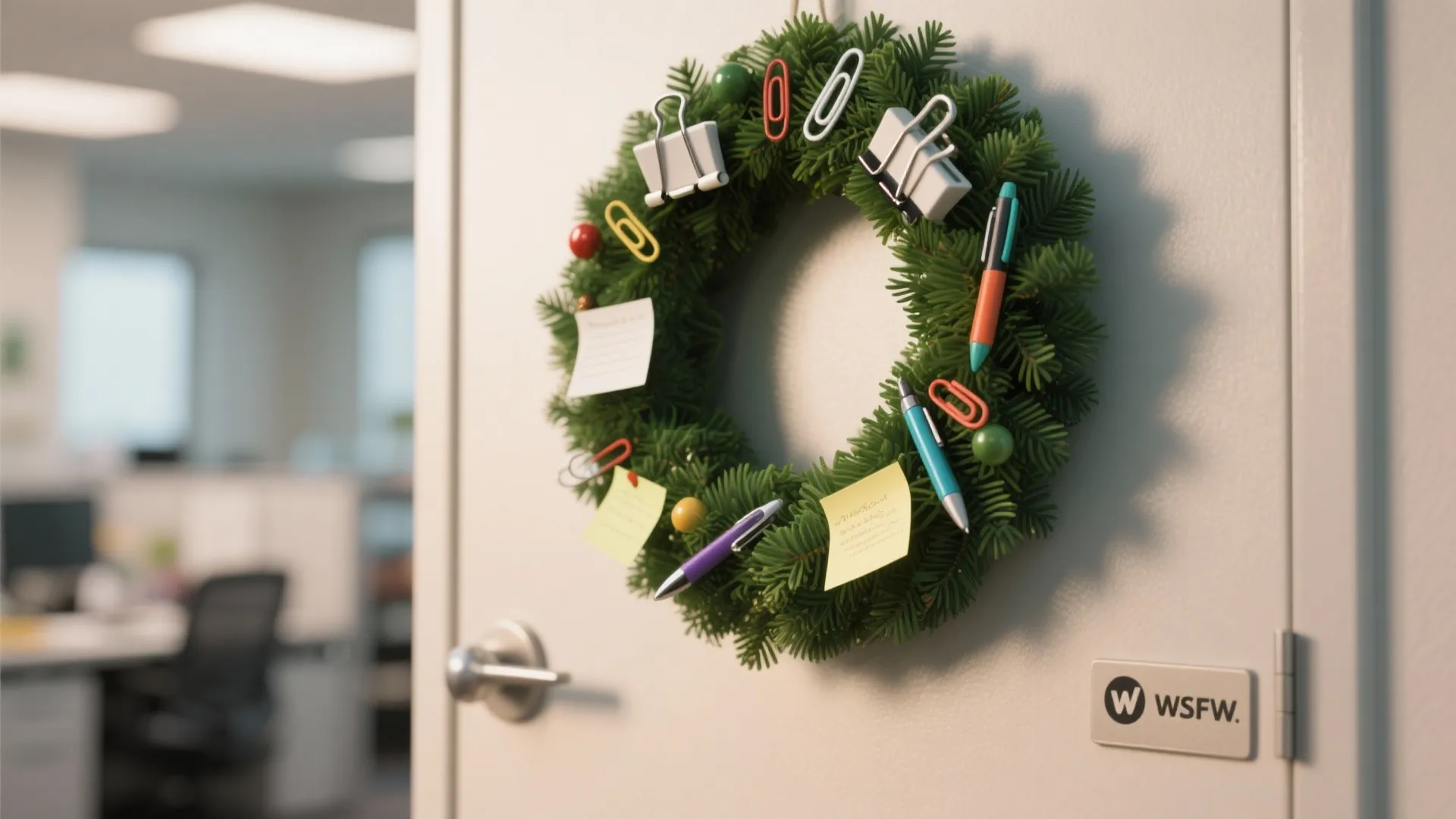 2. Classic Wreath with a Twist