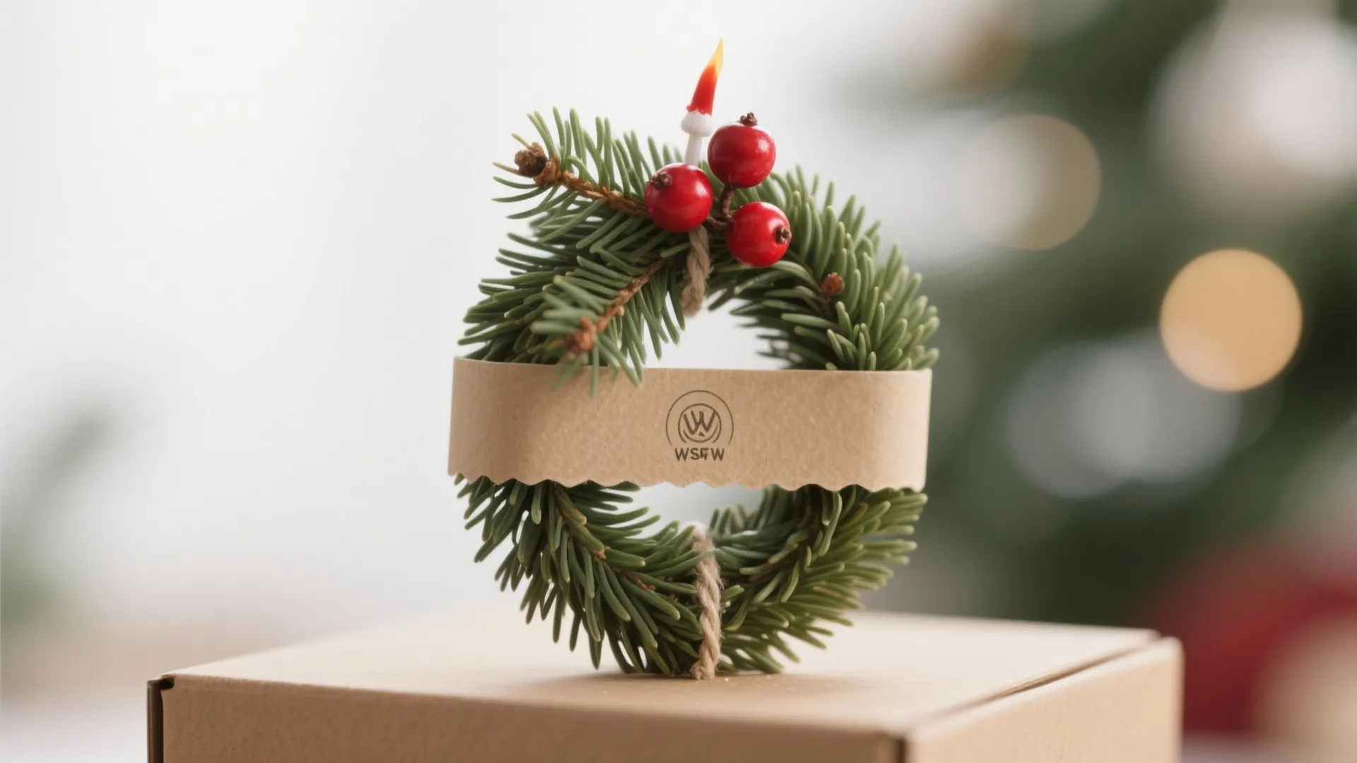 3. Mini Wreath Toppers — Classic with a Modern Edge