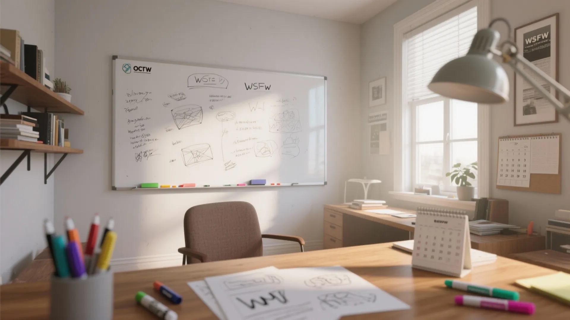 1. Create a Full Accent Wall for Notes and Art