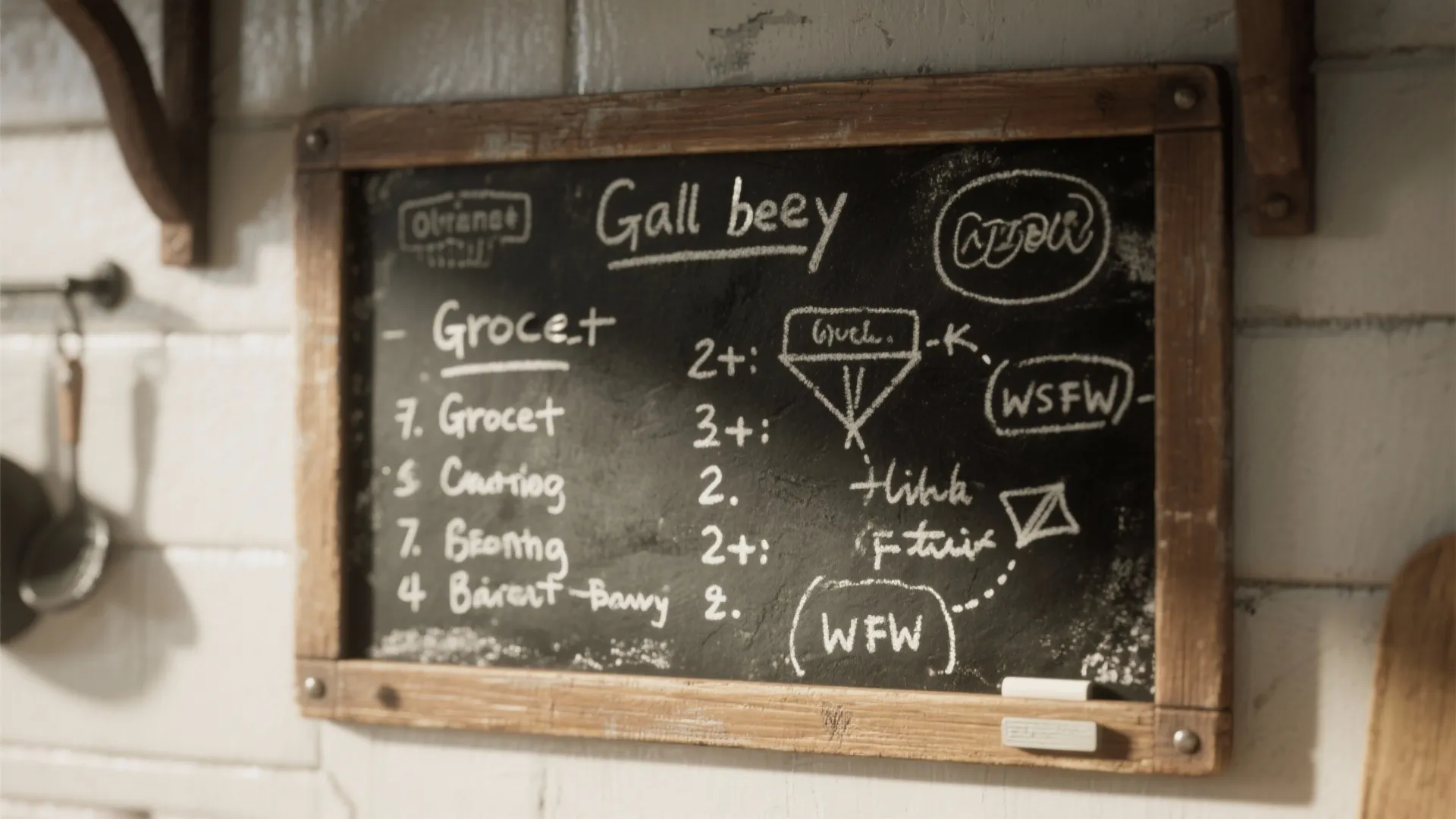 4. Chalkboard or Writable Panels for Flexibility