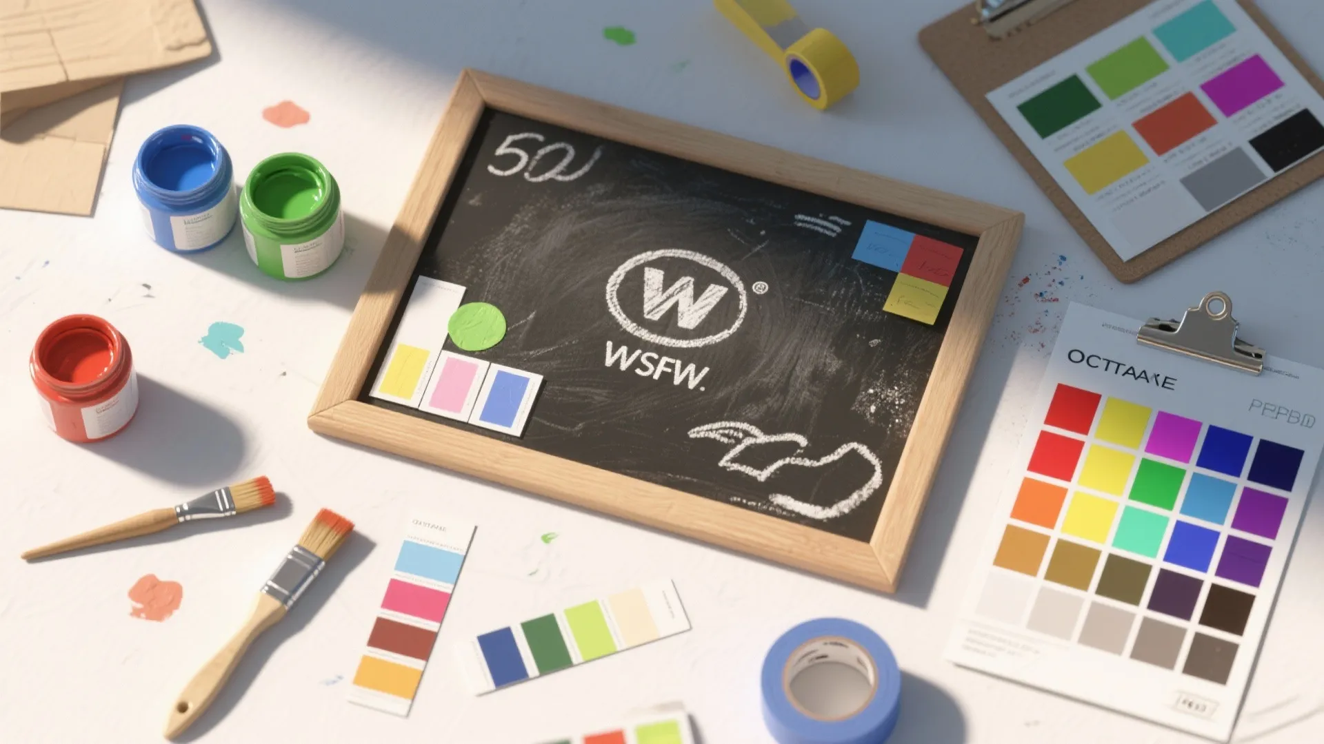 Chalkboard, Writable, and Temporary Paints