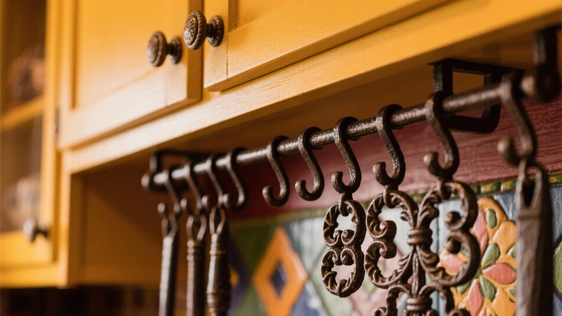 7. Wrought Iron Accents