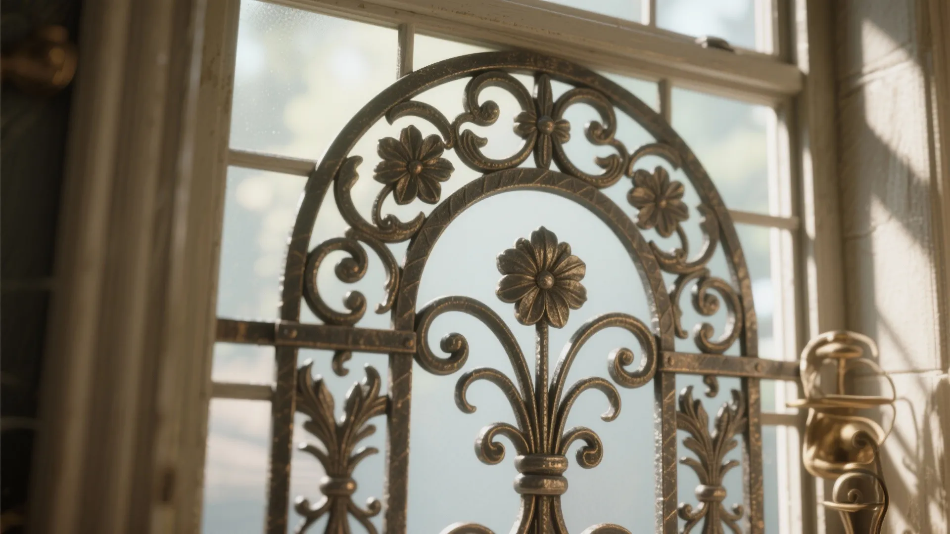 Intricate wrought iron designs