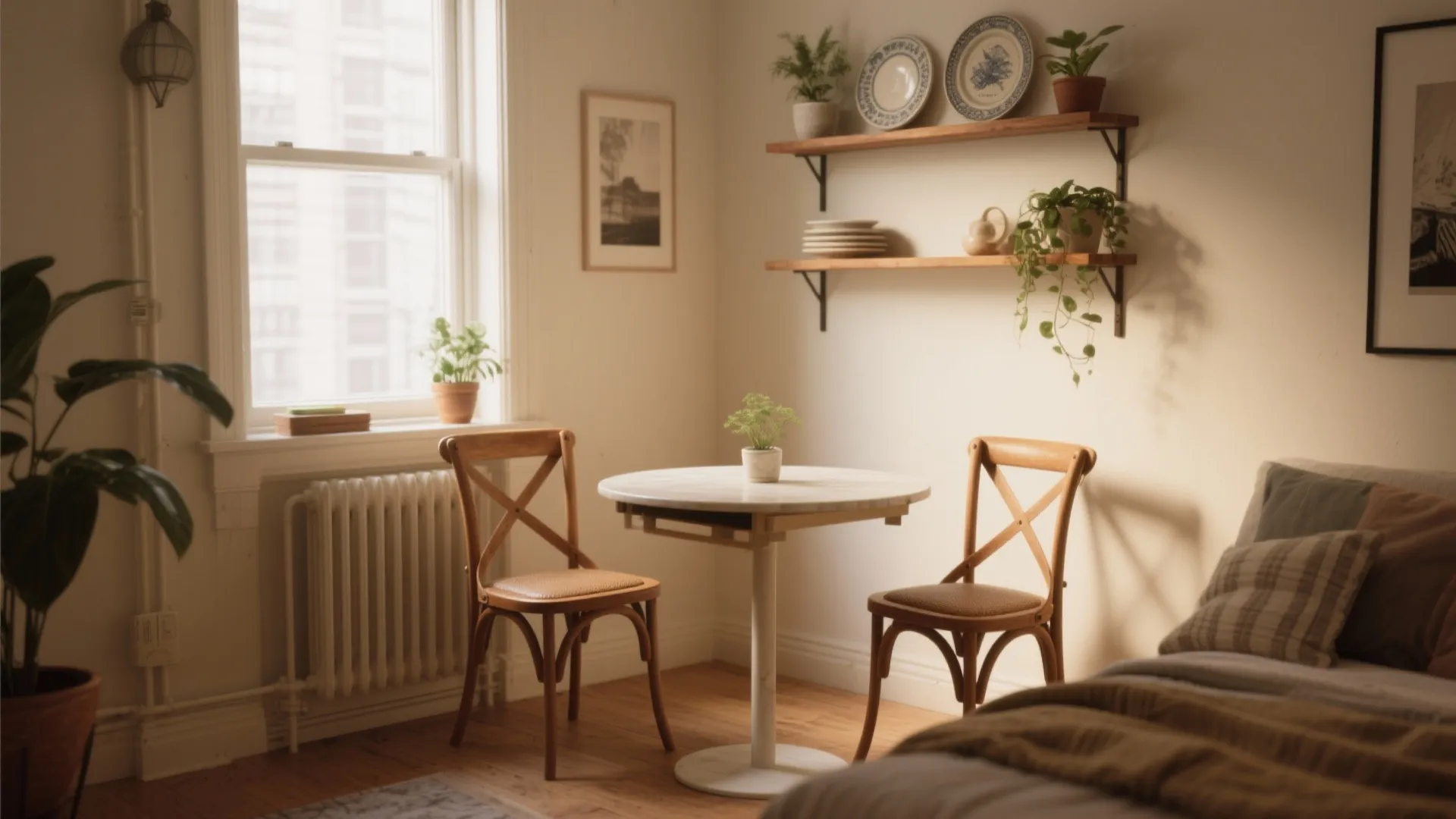 Havenside Pescadero 2-Piece X-Back Dining Chairs: 5 small-space inspirations for your 2-piece X-back wooden dining room chair set