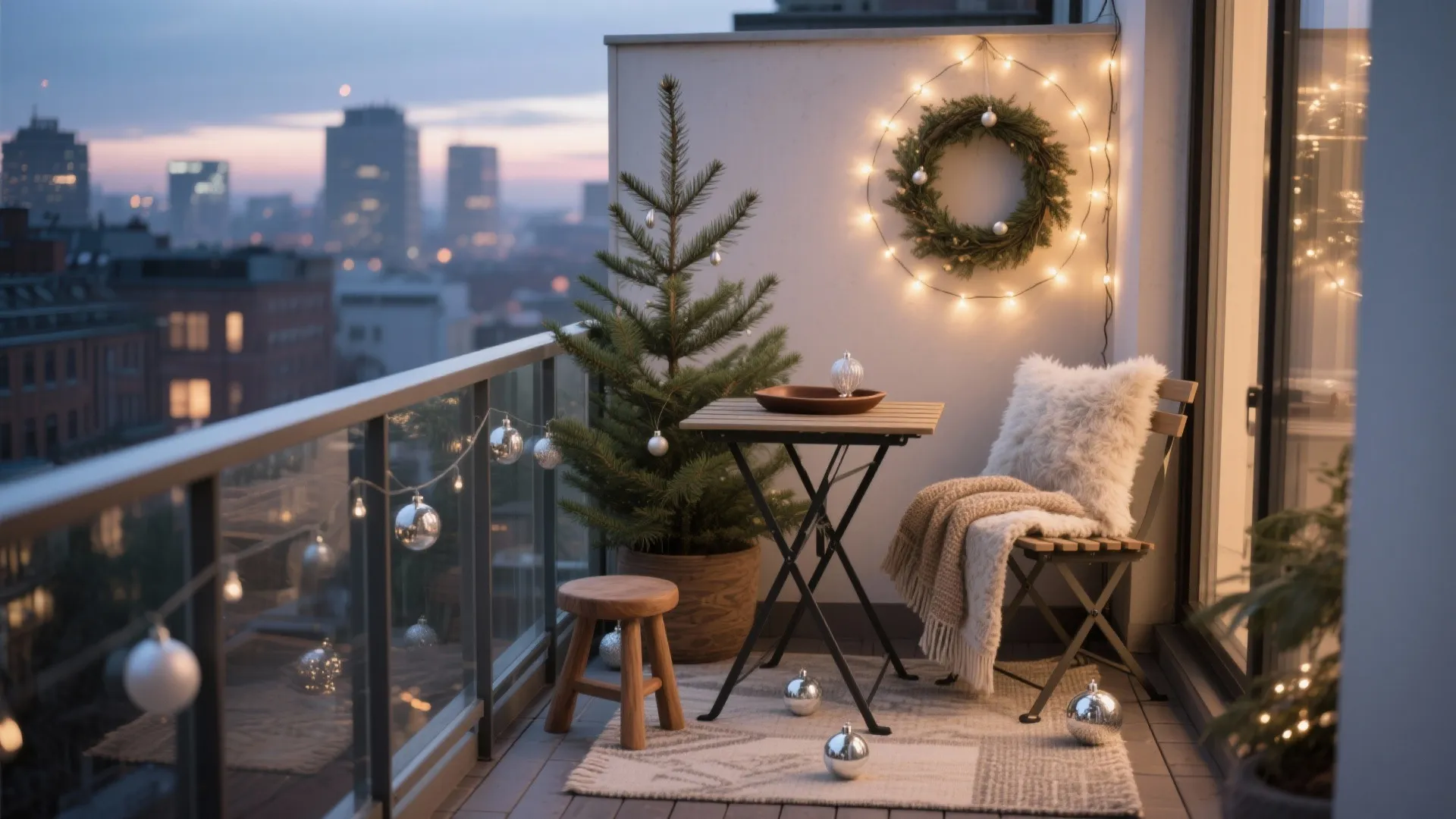 5 Apartment Balcony Christmas Decorations: Pro-approved, space-smart holiday styling for small balconies