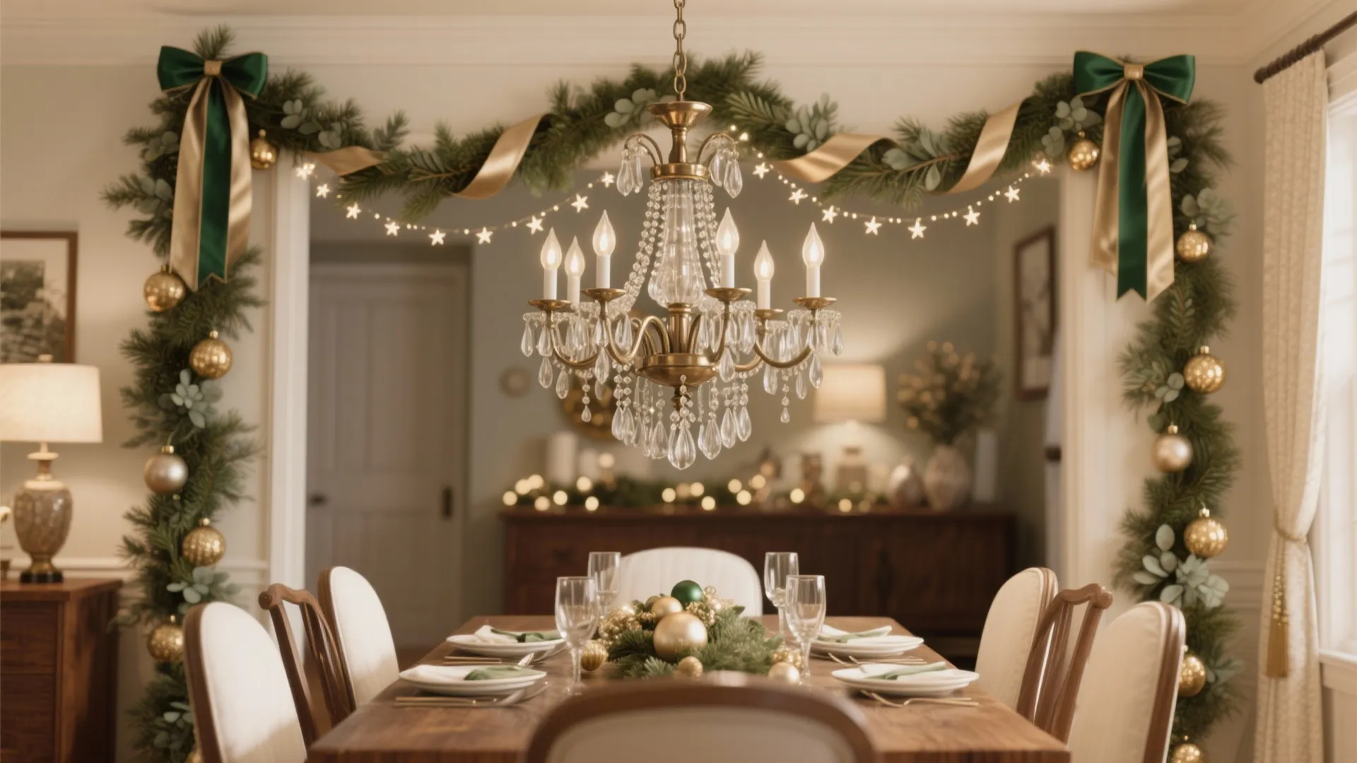 5 Christmas Decorating Ideas for Your Dining Room Chandelier: A seasoned designer’s festive, small-space-friendly tricks that sparkle without blocking conversation or breaking bulbs