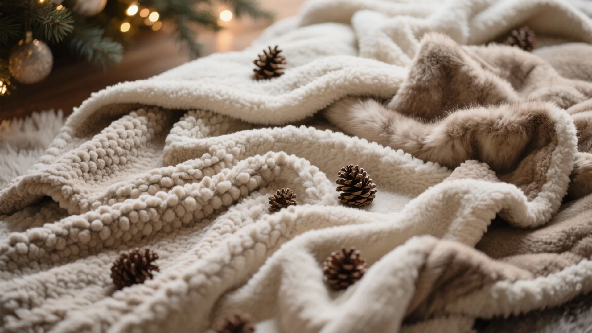 8. Textured Throw Blankets Everywhere