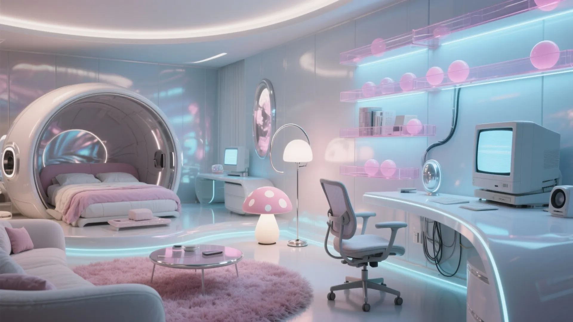 Y2K Room Decor  A Blast from the Past: Reviving Y2K Aesthetics in Modern Interiors