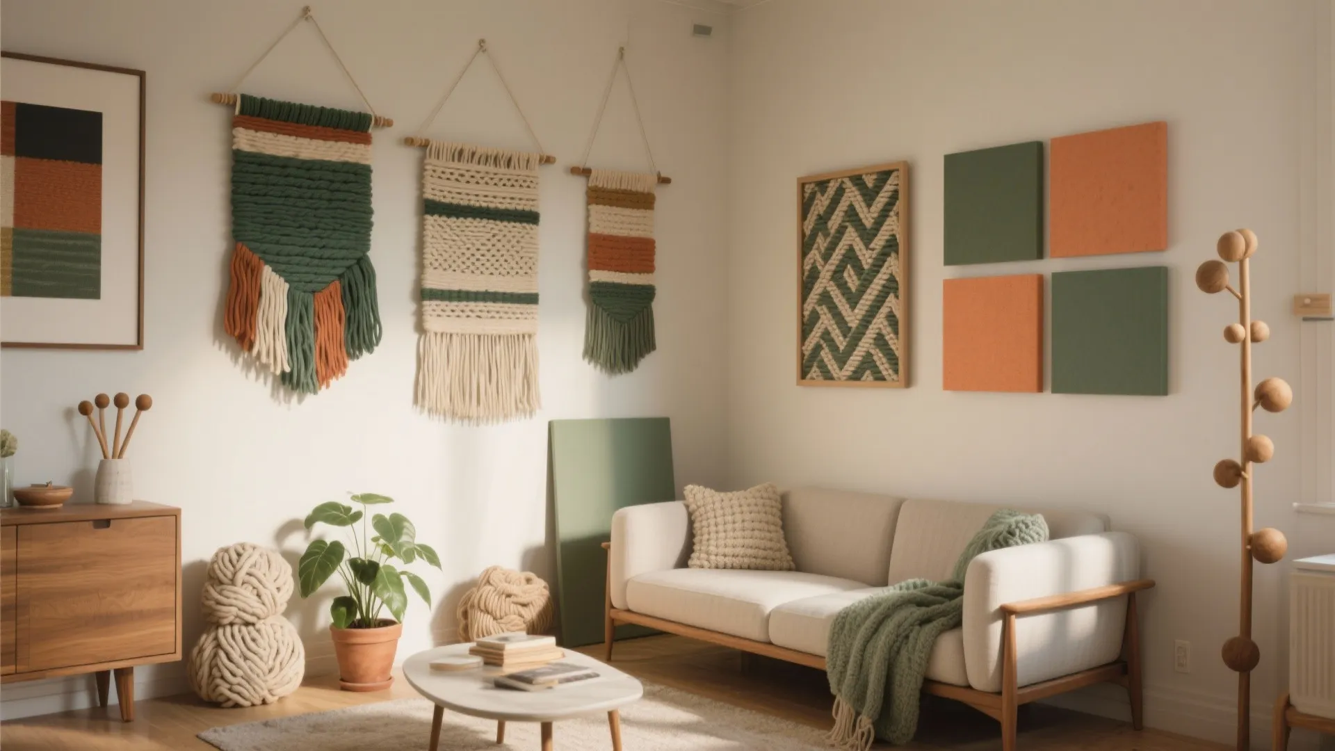 DIY Yarn Wall Hanging: 5 Creative Ideas: Simple, stylish yarn wall hanging ideas I use in small homes and rentals