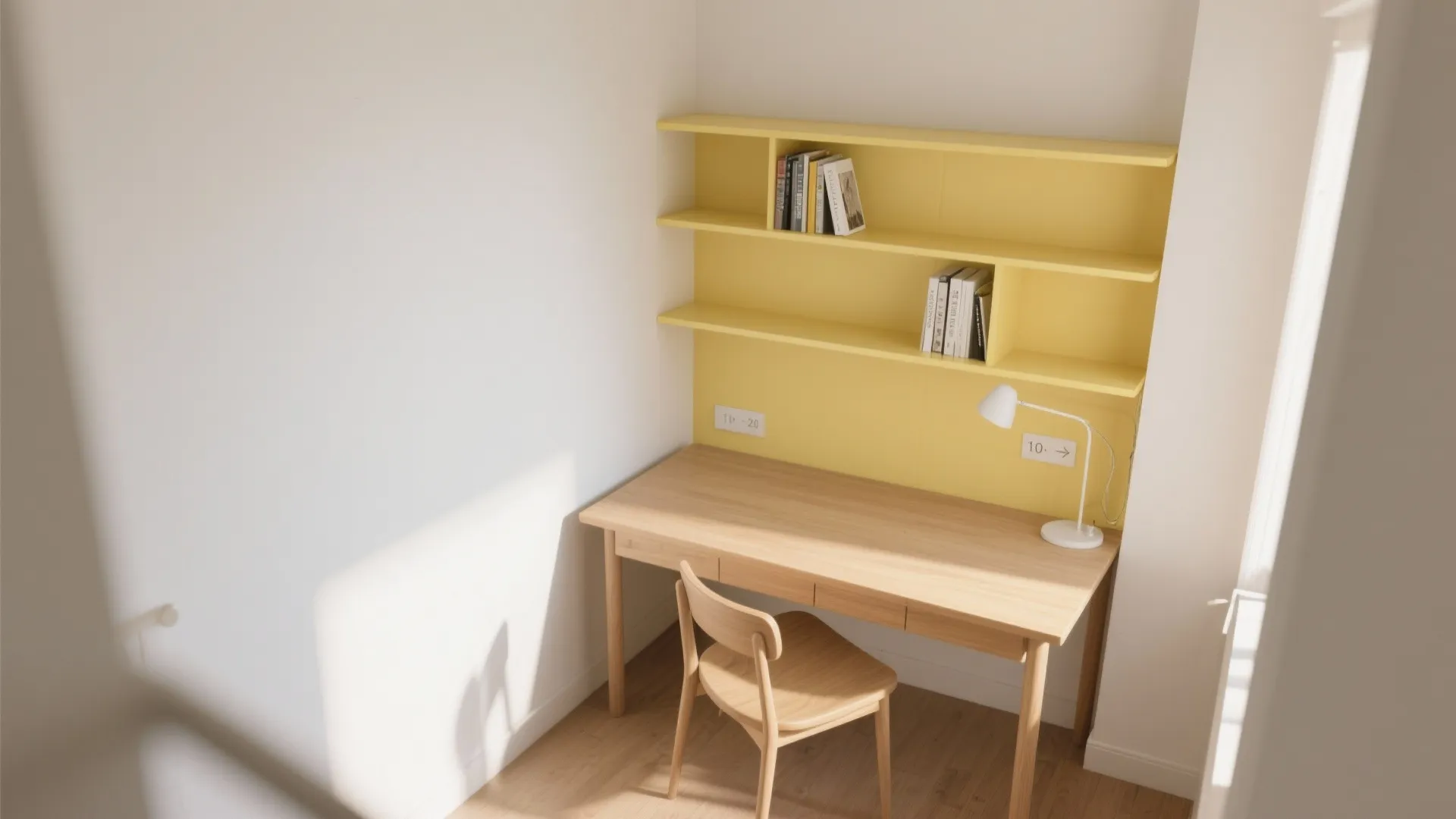 Light Yellow Accents Where Motivation Matters