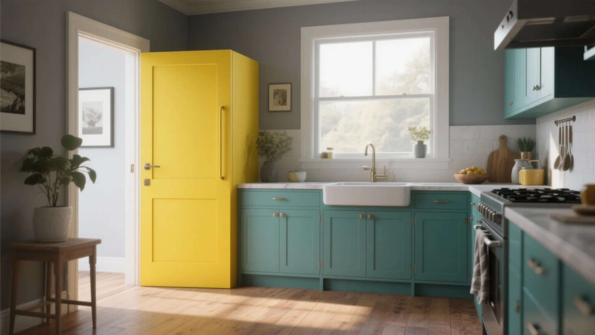 1. Use Yellow as an Accent, Not a Coat