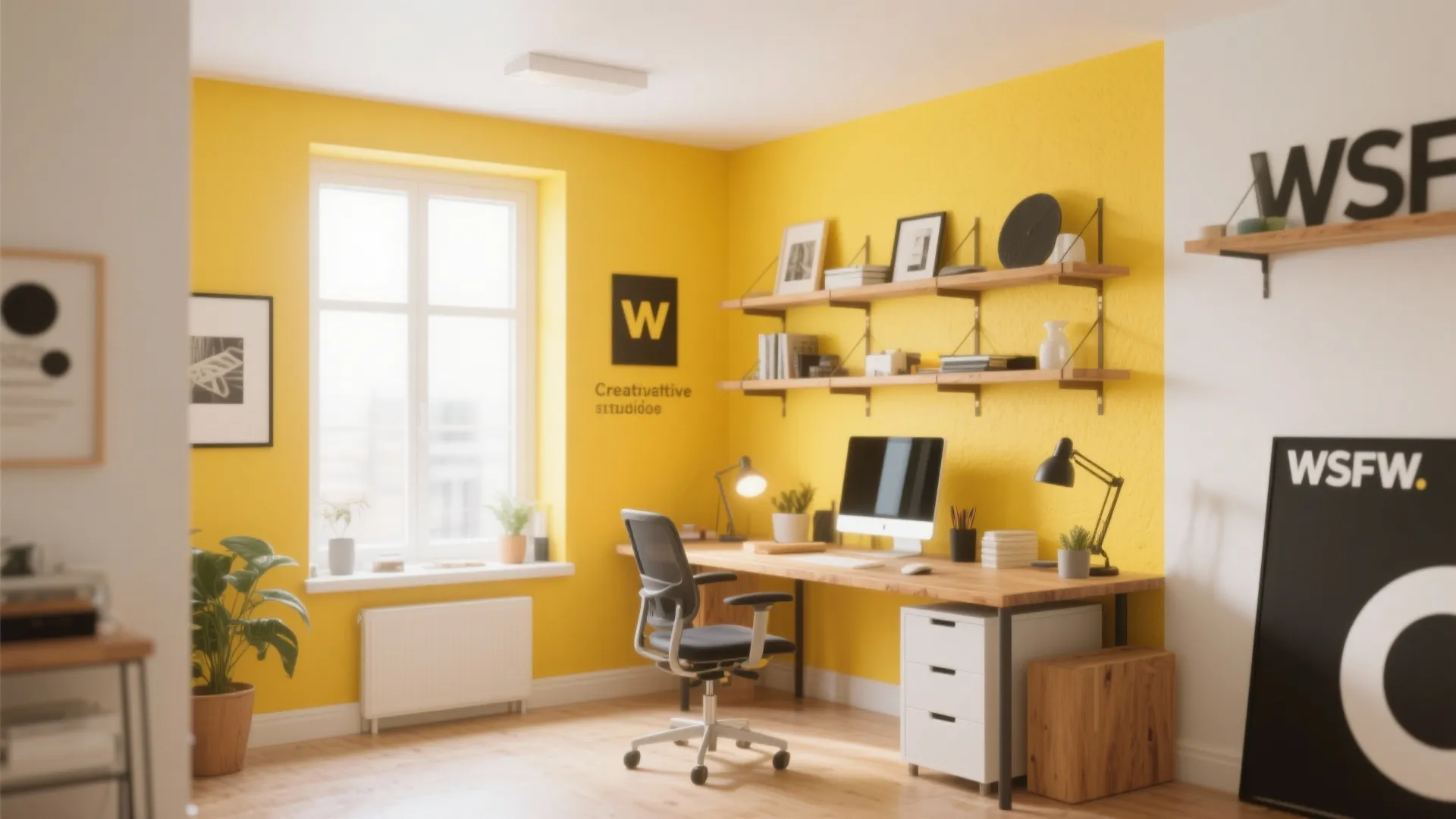 Energetic Yellow Accents
