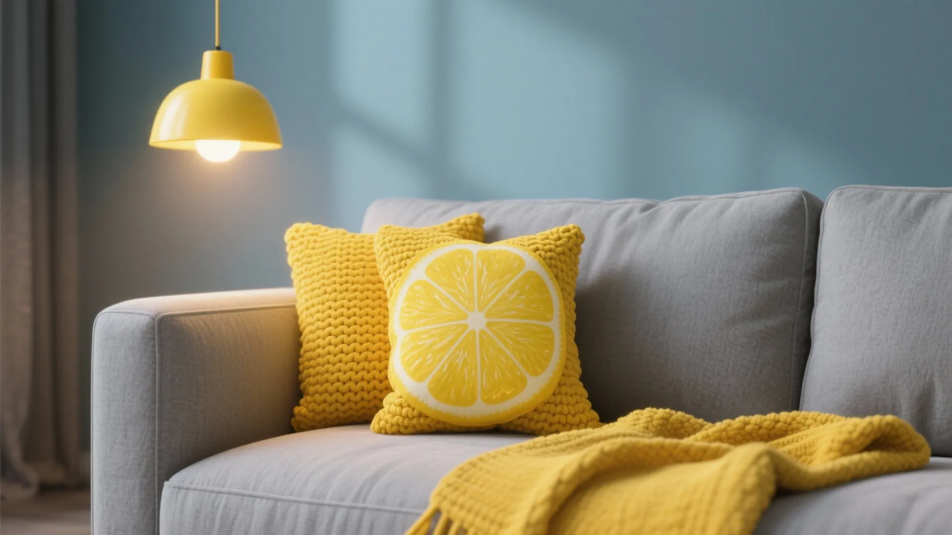 3. Add pops of yellow for energy