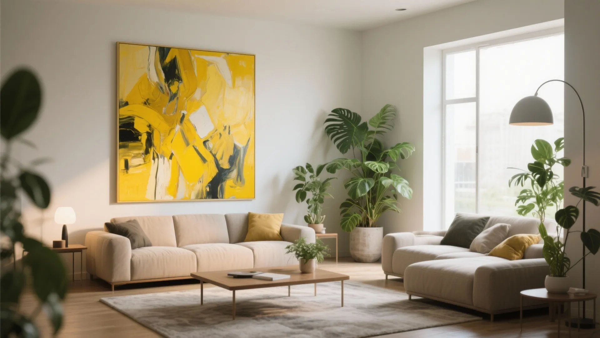 7. Yellow Art Pieces