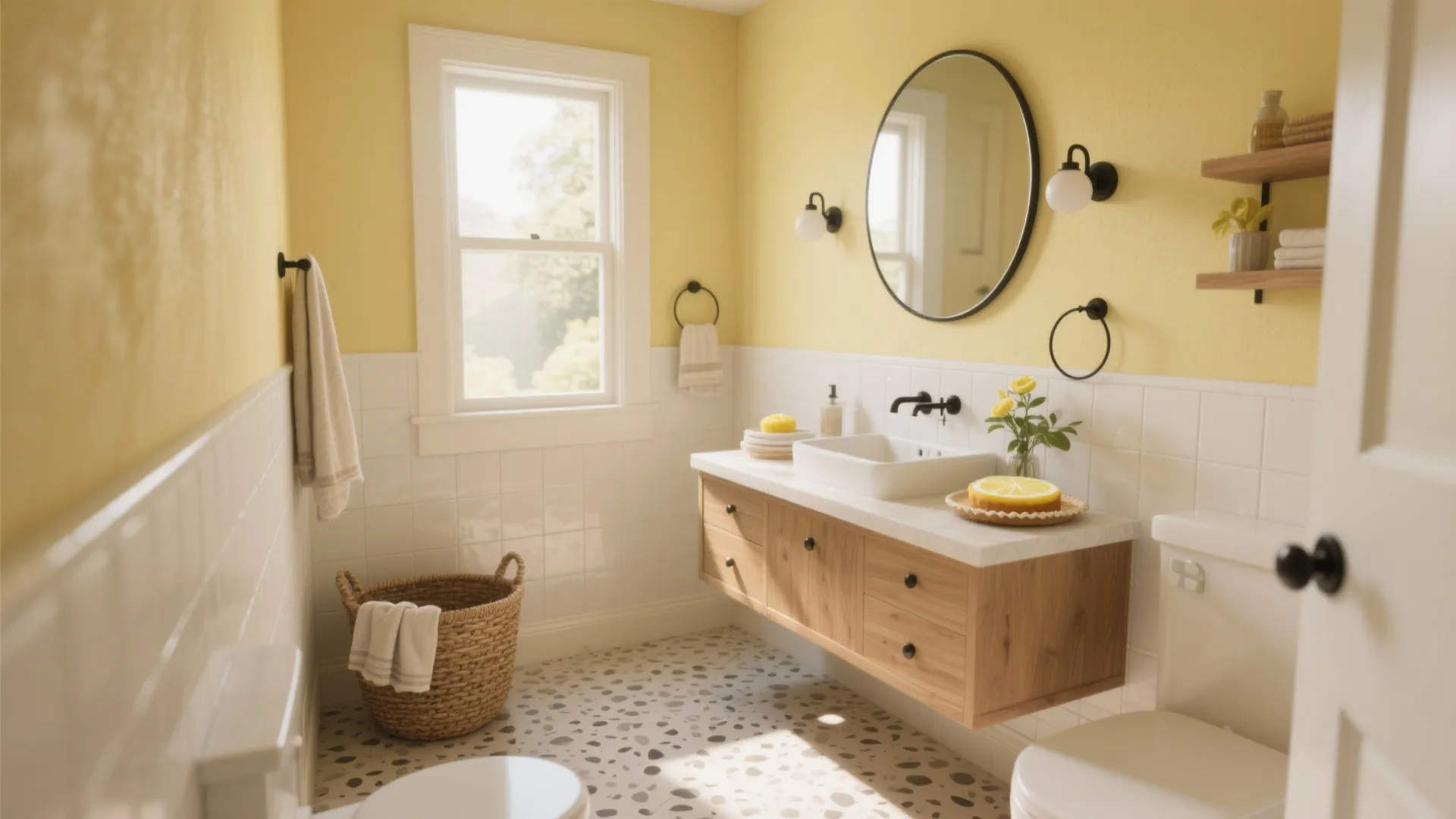 Decorating Yellow Bathroom: 5 Bright Ideas: Practical and playful ways to style a yellow bathroom without overwhelming the space
