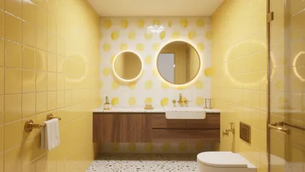 5 Yellow Tile Bathroom Ideas That Feel Bright