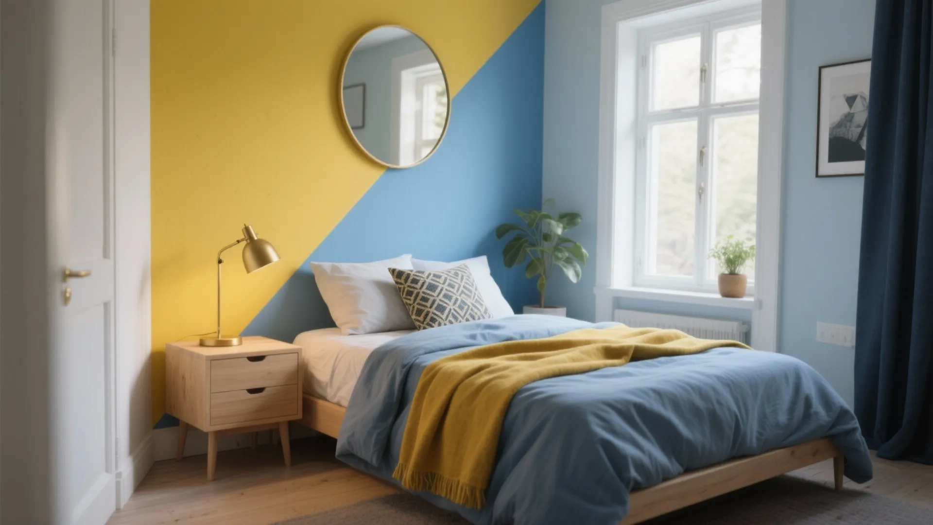 5 Yellow and Blue Bedroom Ideas: Fresh yellow and blue bedroom decorating ideas to brighten small spaces