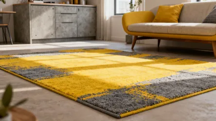 5 Yellow and Gray Rug Ideas