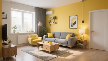10 Yellow Gray Living Room Ideas
