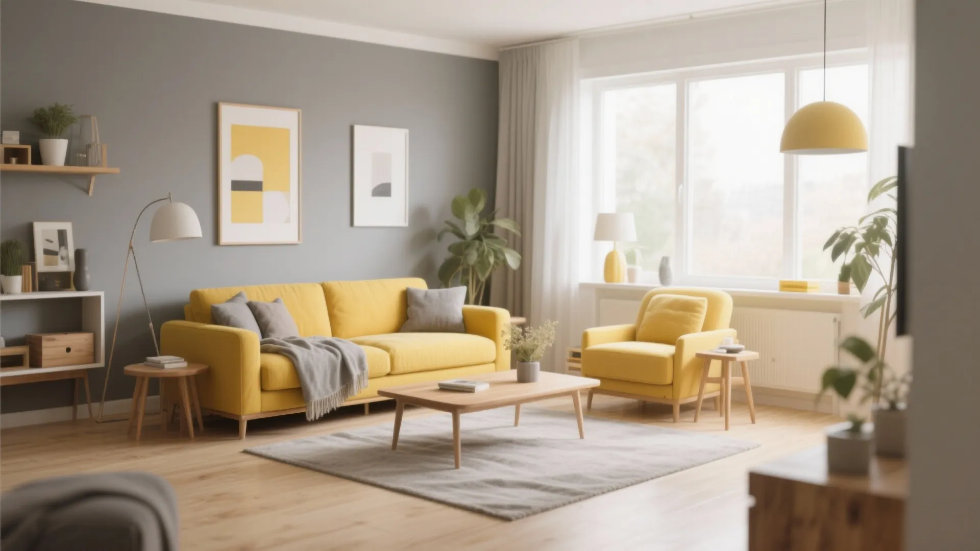 4. Yellow and Grey Pairing