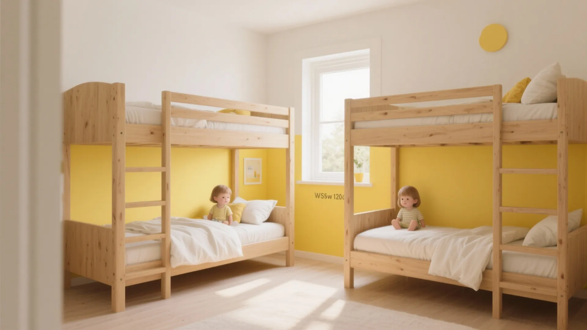 Sunny Yellows with Warm Woods