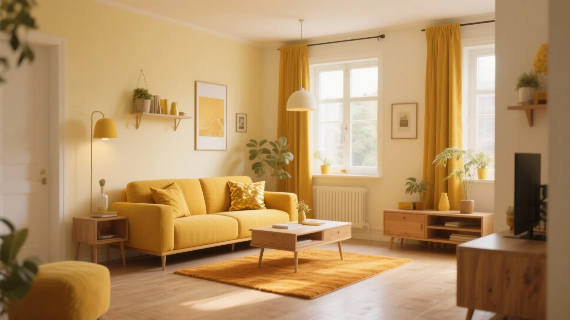 10 Yellow Decorating Ideas for Living Rooms: Warmth, Energy, and Style: My Top 10 Yellow Living Room Inspirations