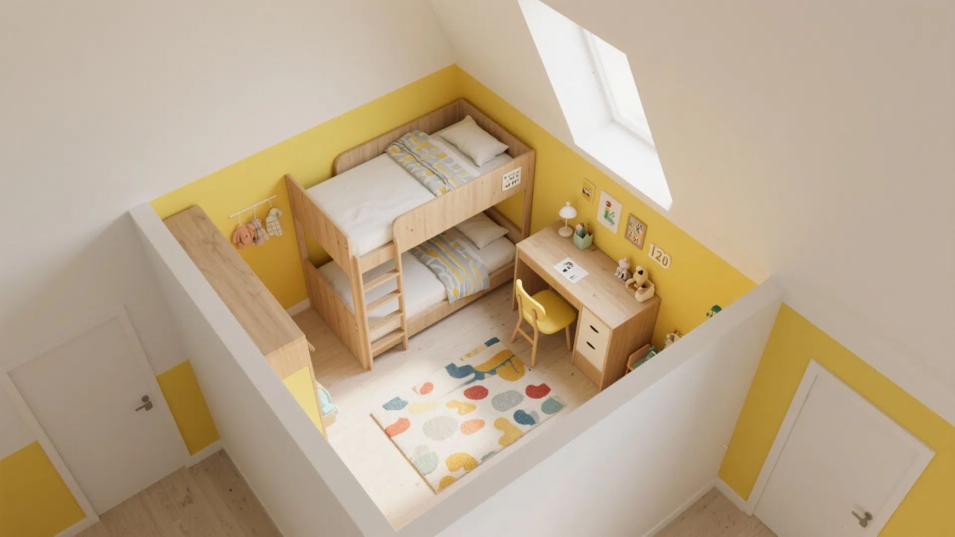 Sunny Yellows with Warm Woods