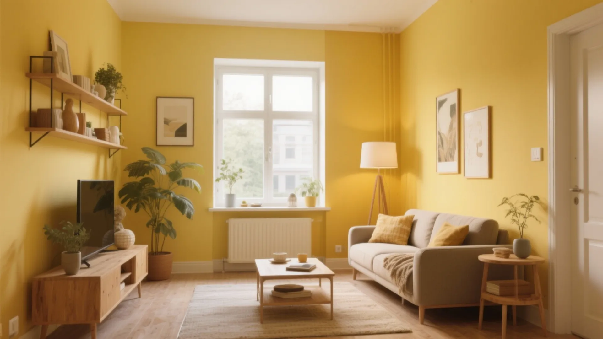 5 Yellow Wall Paint Design Ideas: Brighten Your Home with These Stylish Yellow Wall Inspirations