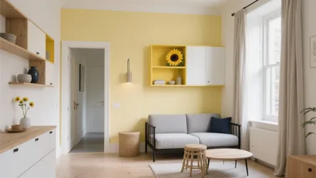 Yellow Wall Design: 5 Ideas That Brighten Small Spaces