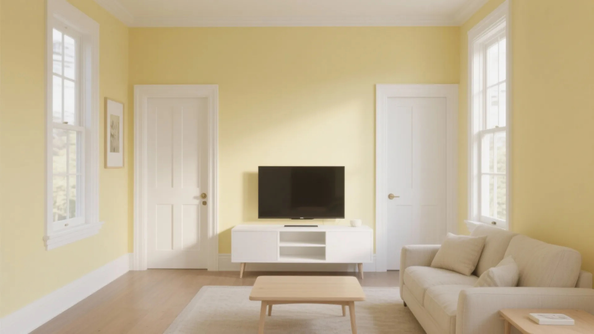 Sunny Monochrome: Yellow + Crisp White