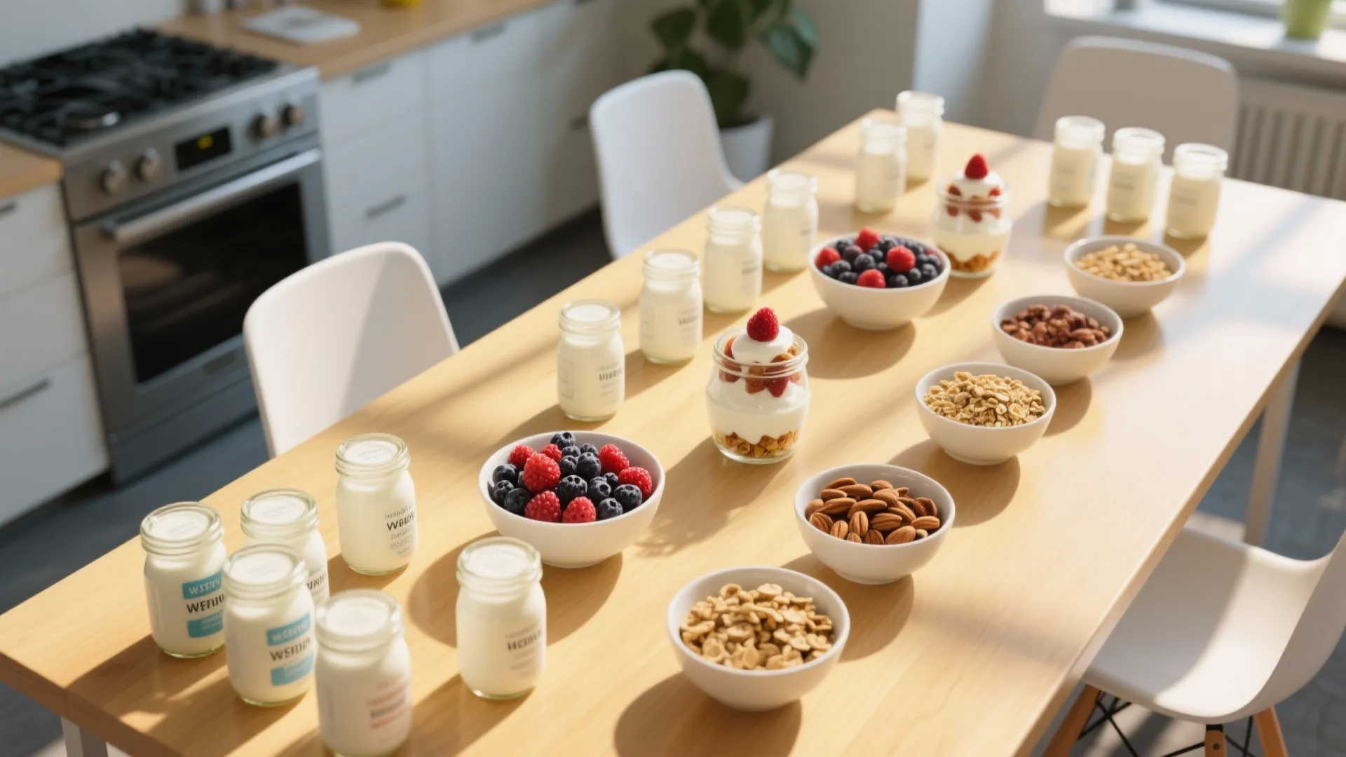 4. DIY Yogurt Parfait Bar