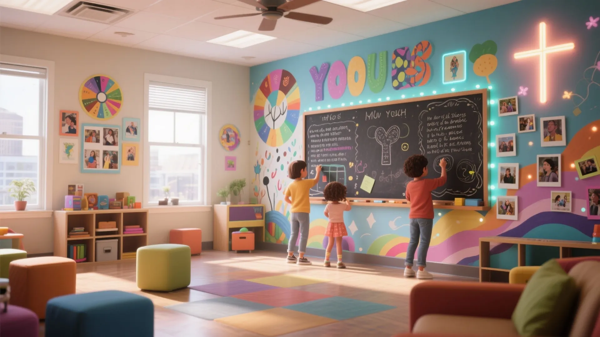 Creative Wall Decor Ideas for Church Youth Rooms