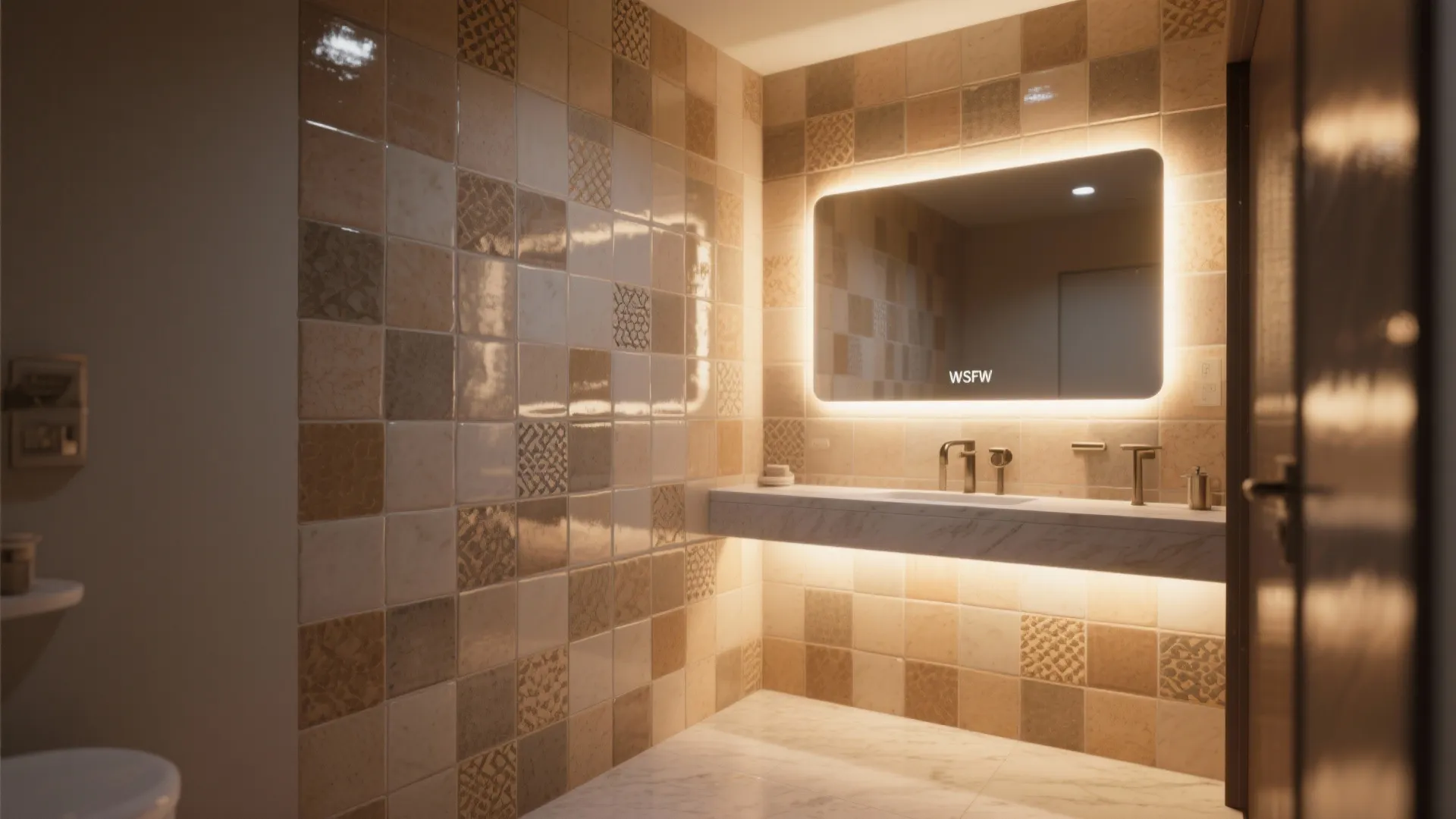 5) Zellige-Style Gloss for Light Bounce