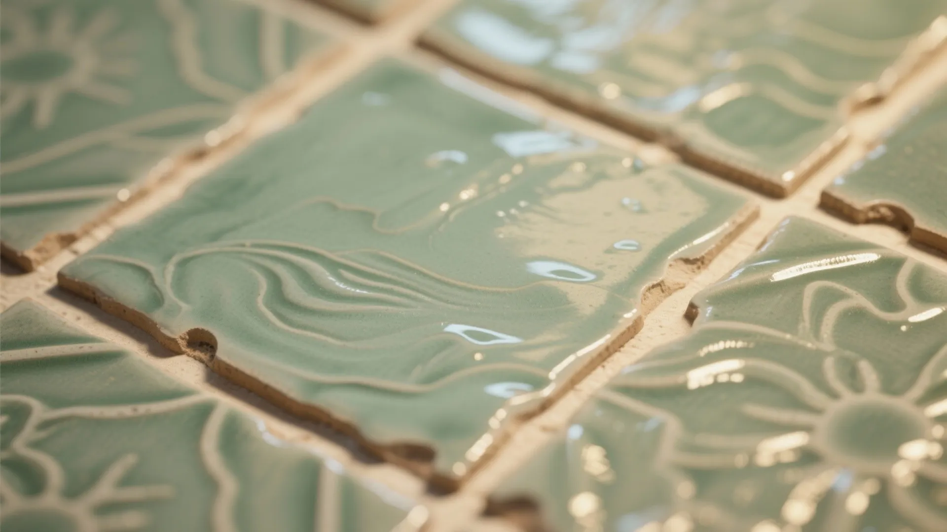 Handcrafted-Look Zellige and Soft Gloss