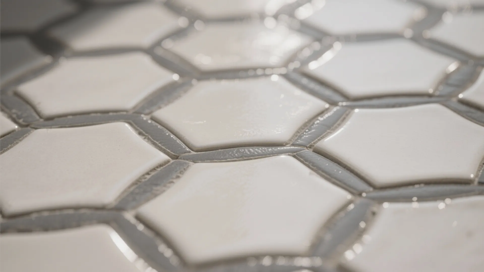 5) Color-Blocked Zellige-Style and Contrasting Grout