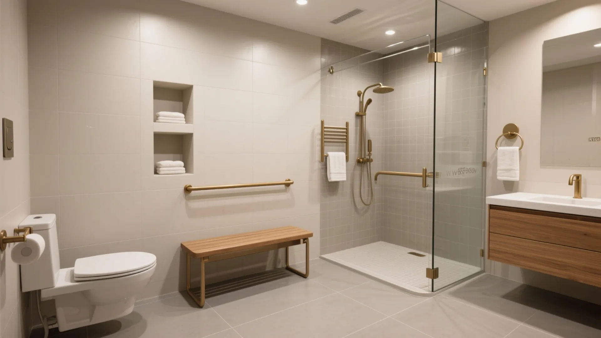 Zero-Trip Bathrooms with Spa Warmth