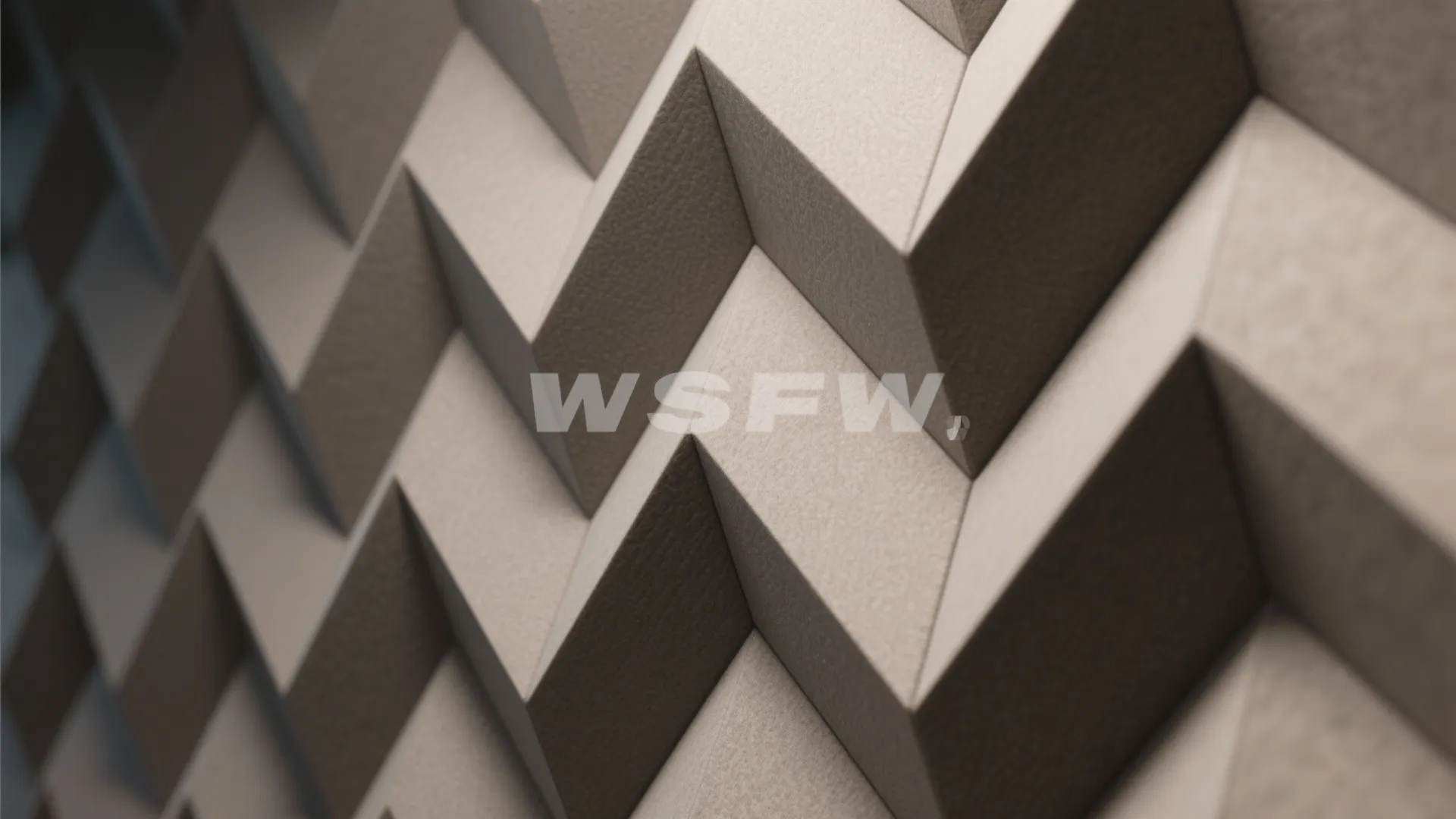 3D Zigzag Wall Panels for Texture and Quiet