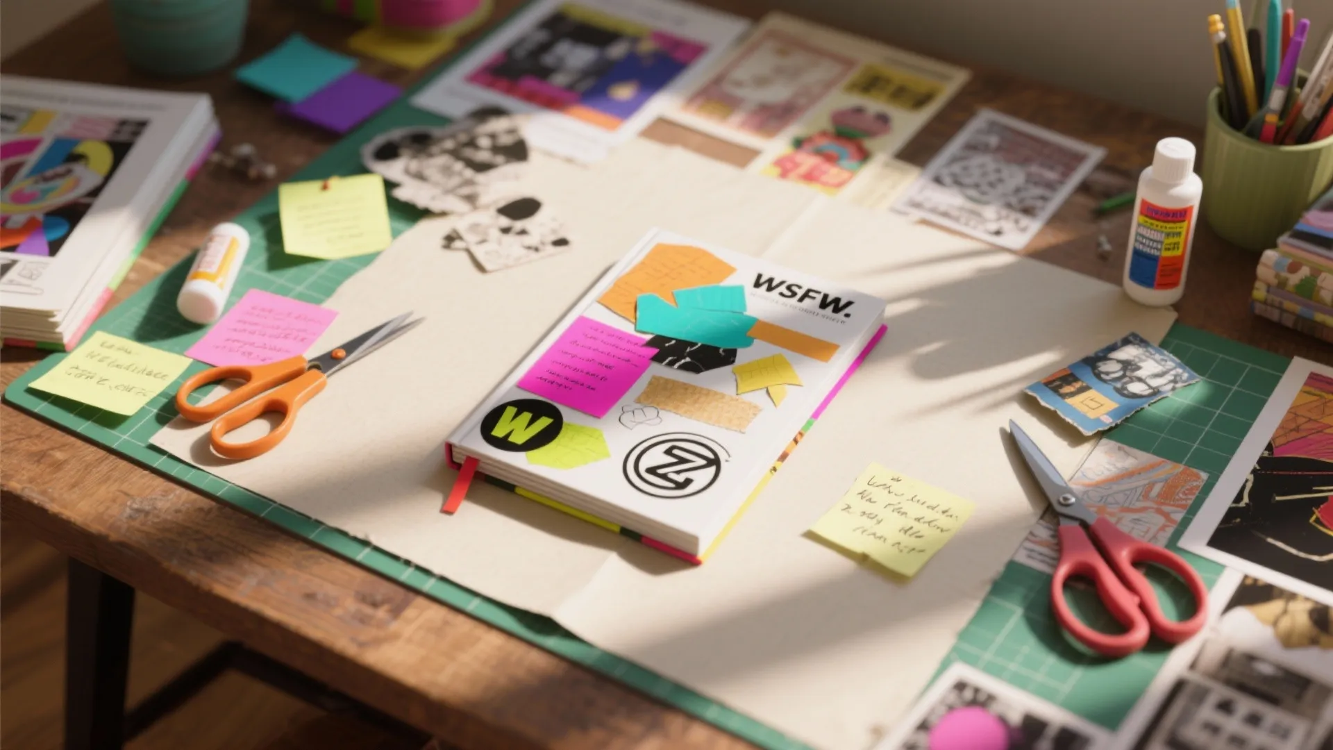 5. Themed Collage Zine — quick, bold, and personal